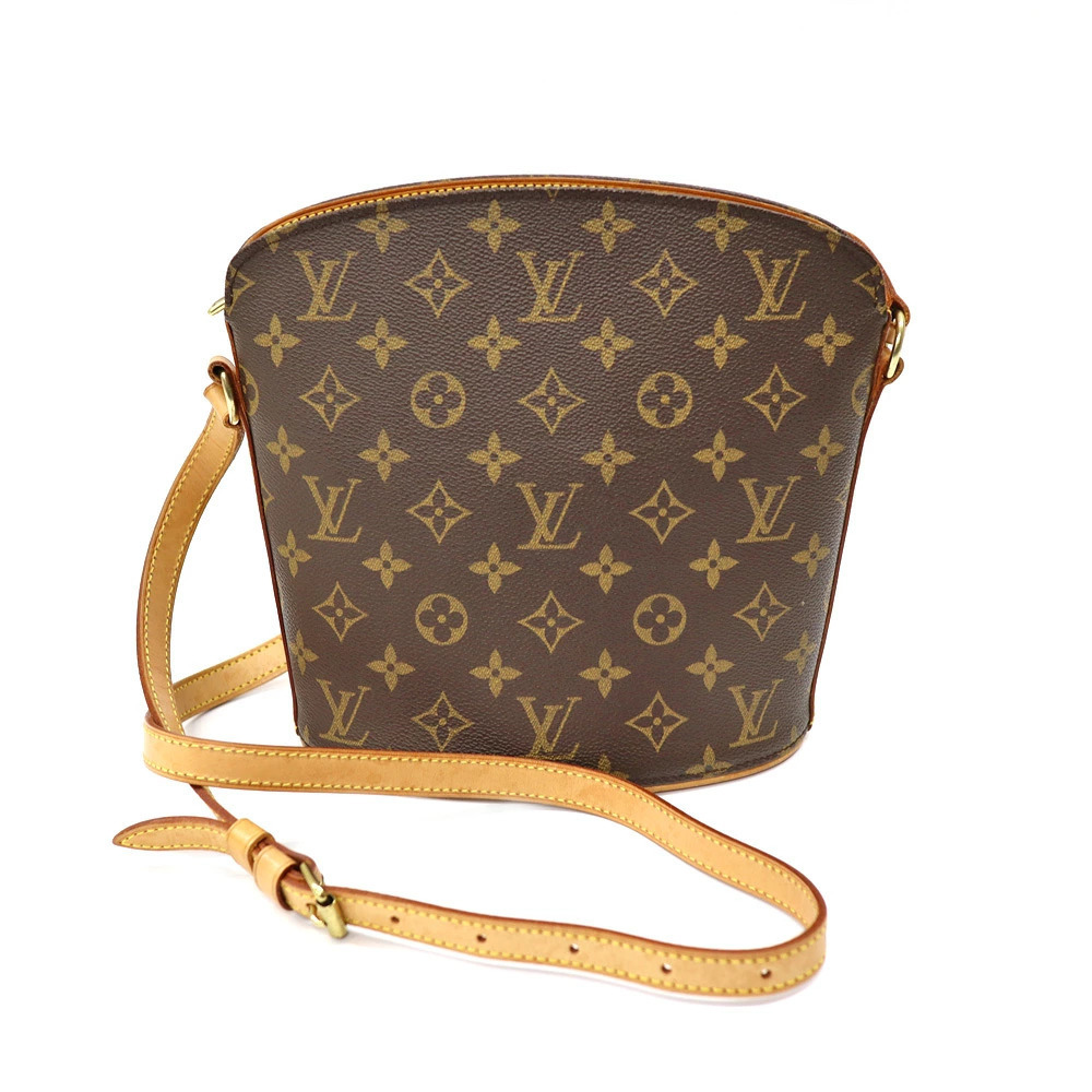 LOUIS VUITTON Drouot Bag Shoulder Messenger Monogram Brown